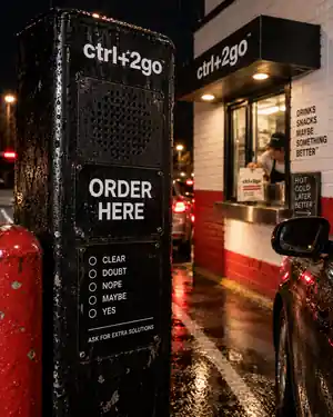 ctrl+2go order speaker in the rain